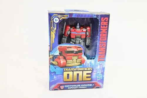 Hasbro Actionfigur Transformers One Prime Changer Optimus Prime - 12,70 cm hoch, bunt mit 4 Accessoires, ideal für kreative Spielabenteuer ab 6 Jahren