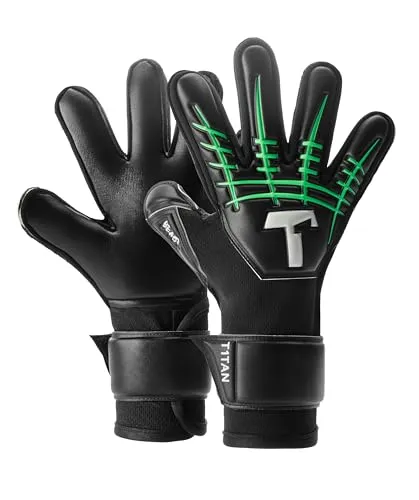 T1TAN Fluo Beast Junior 3.0 - Torwarthandschuhe für Kinder in Größe 4 - Optimaler Sitz wie bei den Profis: Diese Fußballhandschuhe mit Aussennaht bieten perfekten Grip und Kontrolle für junge Torhüter. Ideal für den Einsatz im Jugendbereich mit strapazierfähigem Material.