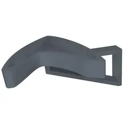fossi3D Wandhalter Wandhalterung kompatibel für BlueBrixx 104180 Star Trek USS Enterprise grau
