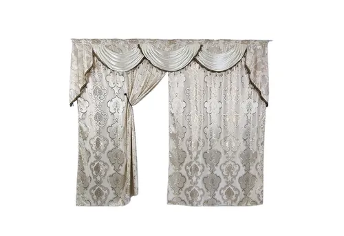 Gardinen by Justyna Verdunkelungsvorhang Barock in Gold - Fertiggardinen mit blickdichtem Design, hochwertige Polyester-Qualität und eleganter Barock-Optik für stilvolle Fensterdekoration.
