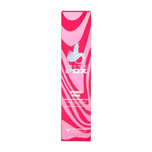 Arctic Fox, 100 % vegane und tierversuchsfreie, semi-permanente Haarfarbe, 165 ml, Rosa (Virgin Pink)