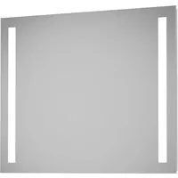 Badspiegel mit LED Beleuchtung 80x60 cm - Moderner Badezimmerspiegel mit integrierter LED-Beleuchtung für optimales Licht und stilvolles Design. Perfekt für jedes Badezimmer!
