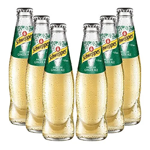 Schweppes American Ginger Ale - 6x200ml = 1200ml - Inkl. Pfand MEHRWEG