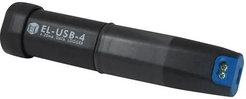 Lascar Electronics Strom-Datenlogger EL-USB-4 - Datenlogger für Schleifenstrom 4 bis 20mA, mit 32510 Messwerten und USB-Schnittstelle zur einfachen grafischen Auswertung und Datenexport.