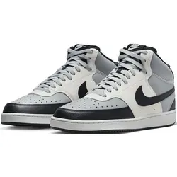 Nike Sportswear COURT VISION MID NEXT NATURE Sneaker Design auf den Spuren des Air Force 1 grau|schwarz 47 EU