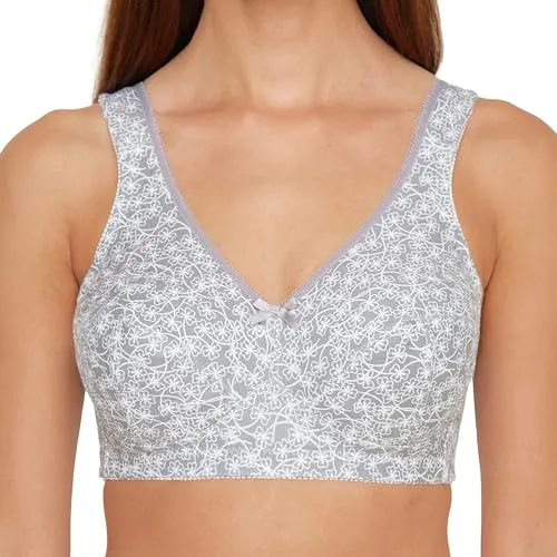 Susa Damen kompakter Funktions Bügel Bügelloser BH, Grau (Grau 024), 85C
