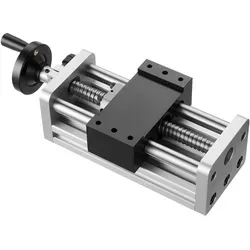 VEVOR Linearantrieb 100mm mit Kugelgewindetrieb - Hochwertiger Linearantrieb für CNC-Fräsen, gefertigt aus verchromtem Stahl und Aluminium. Ideal für präzise Bewegungen in verschiedenen Anwendungen.