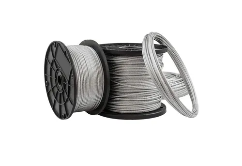 DQ-PP STAHLSEIL 100m, 4-8mm, galvanisch verzinktes Drahtseil - Seile – Hochwertiges 6x19 Drahtseil, ideal für Windenseil- und Forstanwendungen, bietet hohe Flexibilität und Stabilität dank der Vielzahl an Einzeldrähten.