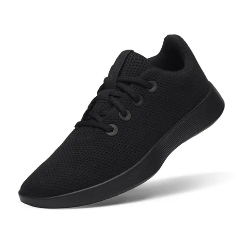 allbirds Sneaker Tree Runner NZ Damen Schwarz, Größe 38,5 (8,5) - Der Tree Runner NZ vereint frisches Design mit bewährtem Komfort. Ultraleichtes Obermaterial aus Eukalyptusfasern sorgt für Atmungsaktivität. Recycelte Schnürsenkel und eine weiche Dämpfung machen ihn zum idealen Begleiter.