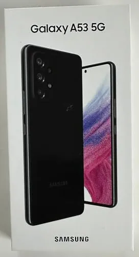 Samsung Galaxy A53 5G - 6,5 Zoll Super AMOLED Display, 120 Hz, 64 MP Quad-Kamera, 128 GB Speicher, ideal für Multimedia und Gaming