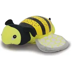 Jamara LED-Sternenprojektor "Dreamy Biene" in Gelb - Kinderlampen mit beruhigenden Melodien und Deckenprojektion, ideal für sanfte Ausleuchtung des Kinderzimmers und sorgt für entspannte Nächte.