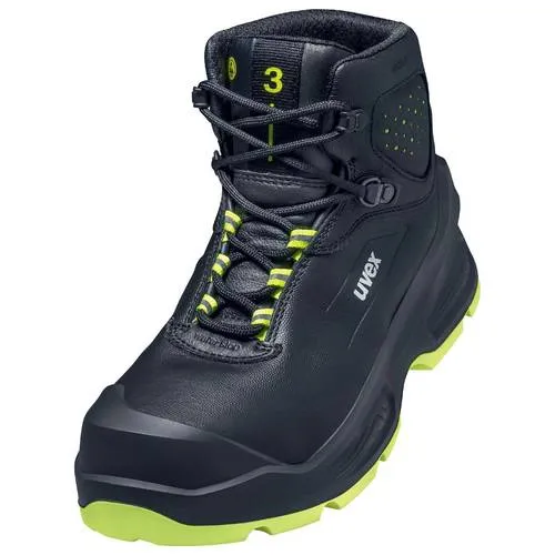 Uvex 3 S3 SRC ESD Leder Arbeitsstiefel - wasserabweisend und rutschhemmend, Gr 42 - Arbeitskleidung & Uniformen: Hochwertige wasserabweisende Lederstiefel mit atmungsaktivem Innenmaterial und innovativer Sohlentechnologie für optimalen Tragekomfort und Sicherheit.