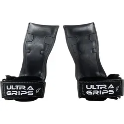 Climaqx Ultra-Grips Zughilfen für Kraftsport - Kraftsport-Zubehör mit flexiblen anti-rutsch Gummi für mehr Kontrolle und Sicherheit. Entlastet Hände und Unterarme, schützt vor Verletzungen und fördert neues Muskelwachstum.