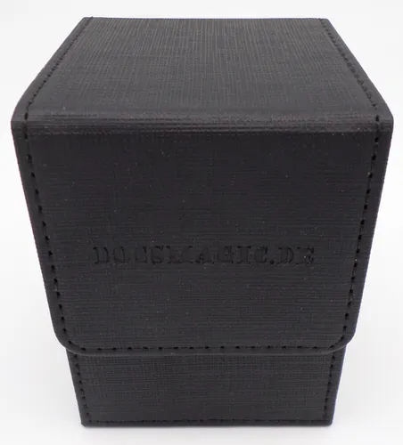 Docsmagic.de Premium Magnetic Flip Box (100) Black + Deck Divider - MTG PKM YGO