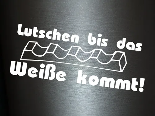 Plott Aufkleber Lutschen Bis Das Weiße Kommt Kinderriegel Schokolade Fun