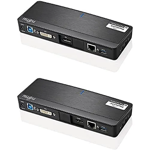 Fujitsu USB Port Replicator PR8.1 - 4K UHD Dockingstation - Dockingstation für tragbare Computer mit 3840 x 2160 UHD Auflösung, ideal für klare Bildqualität und einfache Anschlussmöglichkeiten.