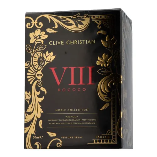 Clive Christian VIII Rococo Magnolia Parfum 50 ml für Damen - Elegantes Damenparfum mit floralen Aromen, das einen Hauch von Luxus und Raffinesse verleiht.