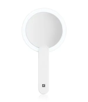 ZWILLING Kosmetikspiegel mit 10x Vergrößerung - Kompaktspiegel mit 10-facher Vergrößerung und LED-Beleuchtung für präzise Gesichtspflege. Der 360° drehbare Griff und die wiederaufladbare Funktion bieten höchsten Komfort.