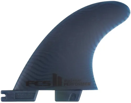 FCS II PERFORMER NEO GLASS QUAD Finnen 2025 pacific - M - Surf Bags und Zubehör - Die umweltfreundlichen Neo Glass Eco Finnen bieten ein ausgewogenes Verhältnis von Geschwindigkeit, Fluss und Reaktion, ideal für alle Surfbedingungen und leichtere Surfer.