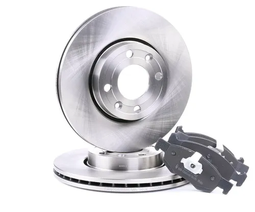 MAPCO Bremsscheiben und -beläge für DACIA 47460 - Autoteile für Vorderachse, belüftete Bremsscheiben mit Anti-Quietsch-Blech, ideal für Fahrzeuge mit ABS bis Baujahr 11/2008.