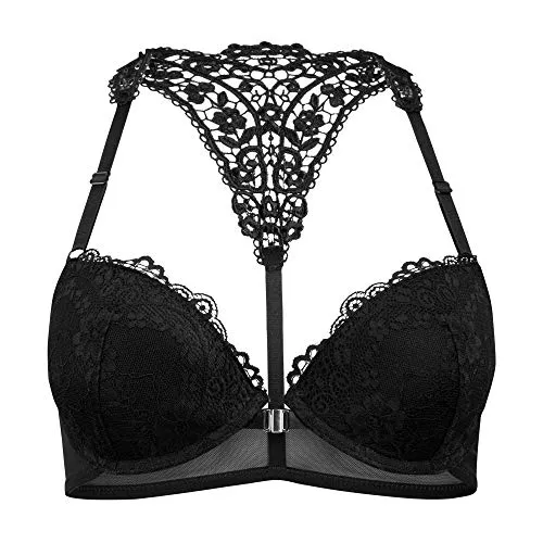 Push-up-BH LASCANA "Melissa" – Verführerischer Komfort für Damen - Funktionsunterwäsche: Push-up-BH 'Melissa' mit sexy Spitze und Vorderverschluss, ideal für ein verführerisches Dekolleté und höchsten Tragekomfort.