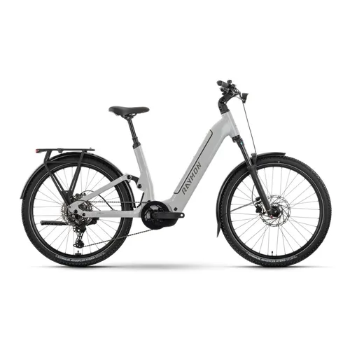 RAYMON Tavano Comp 2026 - stormwhite - 45,5cm | 27,5 - Vollgefedertes Trekking E-Bike für höchsten Fahrkomfort und leistungsstarke Unterstützung. Ideal für lange Touren und entspannte Fahrten in der Natur.