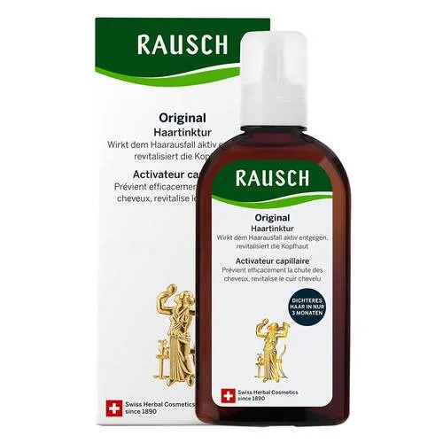 RAUSCH Original Haartinktur - Arzneimittel zur Bekämpfung von Haarausfall, stimuliert das Haarwachstum mit 99% natürlichen Inhaltsstoffen und einem praktischen Dosierapplikator.
