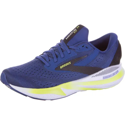 Brooks Adrenaline GTS 24 Laufschuhe Herren in navy peony-black-acid lime, Größe 48 1/2 HW 2025