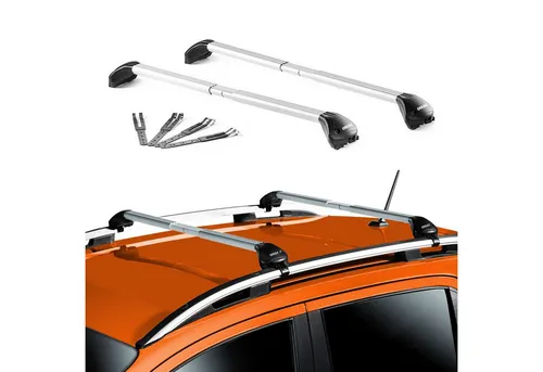 OMAC Dachträger für VW Caddy Alltrack 2016-2021 – Alu Silber, Wasserbeständig, Abnehmbar - Robuster Grundträger aus leichtem Aluminium für VW Caddy Alltrack. Multifunktional und abnehmbar – ideal für den sicheren Transport von Gepäck. Belastbarkeit bis 100 kg.