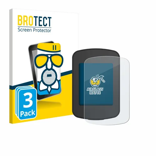 3x BROTECT Panzerfolie Schutzglas für Decathlon Van Rysel GPS 100 matt Display