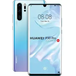 Huawei P30 Pro Dual Sim 128GB Breathing Crystal – High-End Smartphone - Handys ohne Vertrag mit beeindruckender Leica Quad-Kamera, 50-fachem Zoom und 6,47 Zoll OLED-Display für atemberaubende Fotos bei Tag und Nacht.