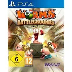 Worms Battlegrounds - Strategie-Spiel für PlayStation 4 mit umfangreichem Waffenarsenal, dynamischen Wasseranimationen und der Möglichkeit, Clans zu bilden und online zu kämpfen. Erlebe das größte und beste Worms-Spiel aller Zeiten!