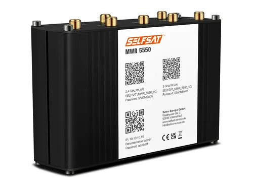 SELFSAT MWR 5550-5G / 4G LTE / 3G & WLAN Router mit bis 3,3 Gbit/s