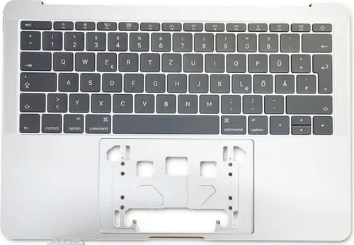 Topcase Tastatur Gehäuse für Apple Macbook Pro Retina 13,3" A1708 2016 2017 Backlight silber