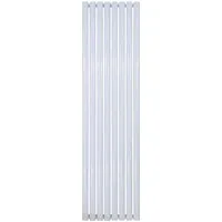 Paneel Heizkörper Vertikal Doppellagig Weiß 1800x472 - Effizienter Doppellagiger Paneelheizkörper mit 1640W Heizleistung, ideal für effiziente Wärmeverteilung in Ihrem Zuhause. Inklusive Halterungen und Entlüfter.