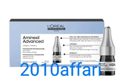 L'Oreal Serie Expert Aminexil Advanced 10x6 Ml - Speziell formulierte Ampullen zur Unterstützung der Haargesundheit. Ideal für alle Haartypen, fördern sie das Haarwachstum und sind einfach in der Anwendung.