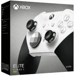 MICROSOFT Elite Series 2 Core Edition Wireless Controller Weiß - für Xbox Series S, Xbox Series X, Xbox One und PC, präzises Gaming mit individuell anpassbaren Tasten