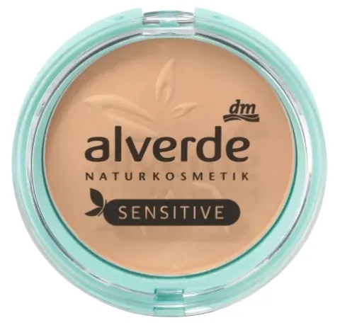 Alverde Sensitive Mattifying Powder Medium Beige 02 - 9g