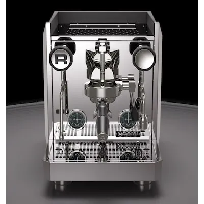 Rocket Giotto Fast V Espressomaschine - Zweikreis-System mit 1,8l Dampfkessel, digitale PID-Steuerung für präzise Temperaturregelung und manuelle Hebelbedienung für perfekten Kaffeegenuss.