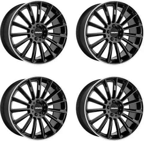 Carmani 17 Fritz black 9x19 ET45 Alufelge schwarz - Stilvolle Carmani Alufelge in 9x19 Zoll, ET45, LK5/112, ML66.6. Ideal für ein modernes Fahrzeugdesign und verbesserte Fahrperformance.
