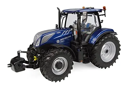 New Holland T7.210 Blue Power Auto Command 2022 - Metallmodell - Vorgefertigtes Modell mit Funktionsrädern, detailgetreu reproduziert für Sammler und Modellbau-Enthusiasten, Hersteller: Universal Hobbies