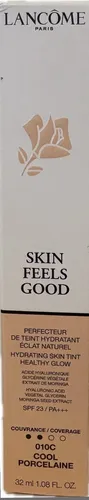 Lancôme Skin Feels Good Make-up 010 C Cool Porcelaine - Leichte getönte Feuchtigkeitscreme mit LSF 23, ideal für alle Hauttypen. Langanhaltend, ölfrei und parabenfrei – für ein strahlendes Finish.