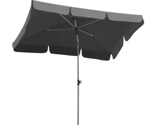 Schneider Sonnenschirm Locarno, anthrazit, rechteckig 180 x 120 cm - Robuster Sonnenschirm mit UV-Schutz 50+, ideal für Garten und Terrasse. Leichtes Stahlgestell und wasserabweisende Bespannung sorgen für Langlebigkeit und Komfort.