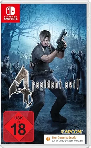 Resident Evil 4 - Code in a Box - [Nintendo Switch] - Erlebe den Kult-Horror neu: Über-die-Schulter-Kamera, spannende Kämpfe und eine packende Geschichte um Leon S. Kennedy. Spiele mobil oder am TV – ideal für Fans von Survival-Horror und actiongeladenen Abenteuern.