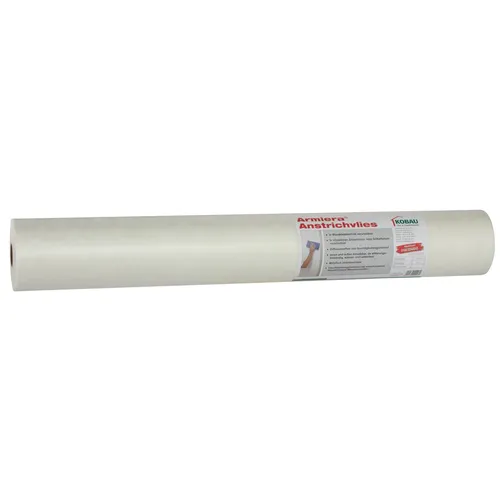Kobau Armiera Anstrichvlies 50 x 1m - Hochwertiges Malervlies für perfekte Ergebnisse - Tapeten - Ideal für glatte Wände, bietet hervorragende Deckkraft und ist leicht zu verarbeiten.