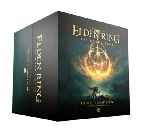 Elden Ring™ - Das Brettspiel - Reich des veredelten Königs - Gesellschaftsspiel für 1-4 Spieler, kooperativer Kampf mit 54 Miniaturen und einer riesigen Welt zum Erkunden - erlebe spannende Abenteuer in den Lands Between!