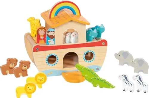 Gollnest & Kiesel Meine kleine Arche Noah (51464) - Spielzeugfigur für Kinder, fördert kreatives Spielen und Fantasie mit liebevollen Details und ansprechendem Design.