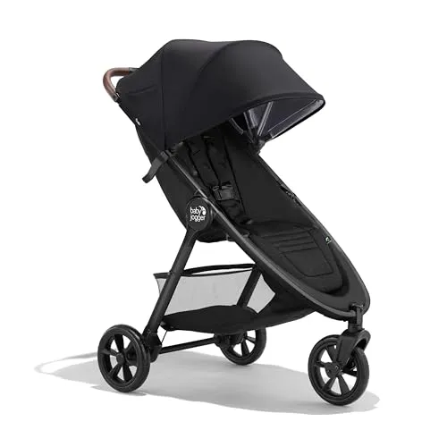 Baby Jogger City Mini GT3 Kinderwagen | Geländetauglicher Buggy | Leichter, faltbarer Reisebuggy | Rich Black (Schwarz)