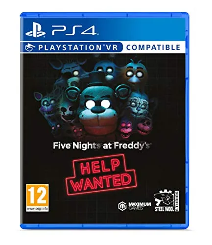 Five Nights at Freddy's: Help Wanted (VR) - Sony PlayStation 4 - Spannendes VR-Horrorspiel für PS4, das die gruselige Atmosphäre der beliebten Reihe neu erweckt und packende Herausforderungen bietet.