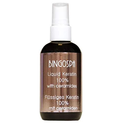BINGOSPA Flussiges Keratin 100% mit Ceramiden für geschädigtes, schwaches Haar - 100 ml